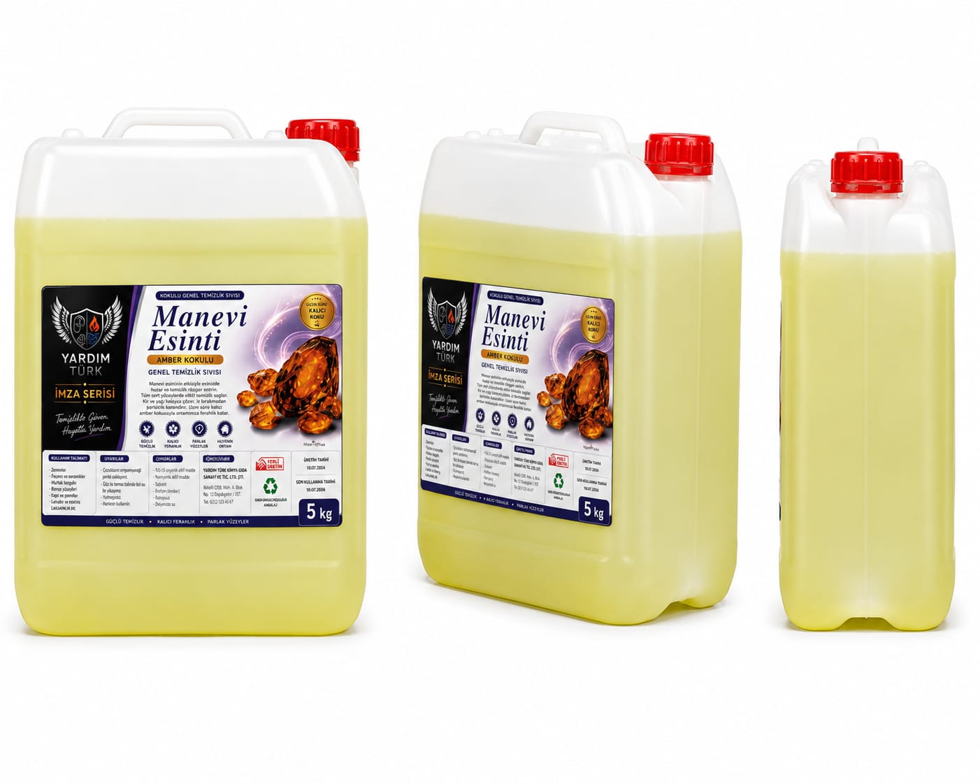 Manevi Esinti Amber Kokulu Genel Temizlik Sıvısı – 5 Kg